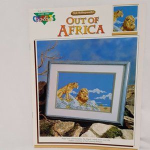 Out of Africa Lions Male Female  Cross Stitch 1991